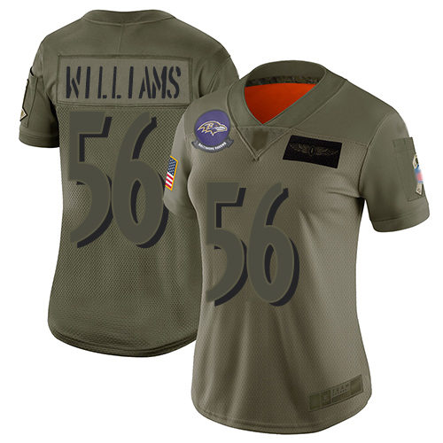 Men's Tim Williams Purple Limited Football Jersey: Baltimore Ravens #56 Tank Top Suit  Jersey