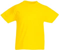 New Fruit of the Loom Childrens Kids Value Cotton T Shirt