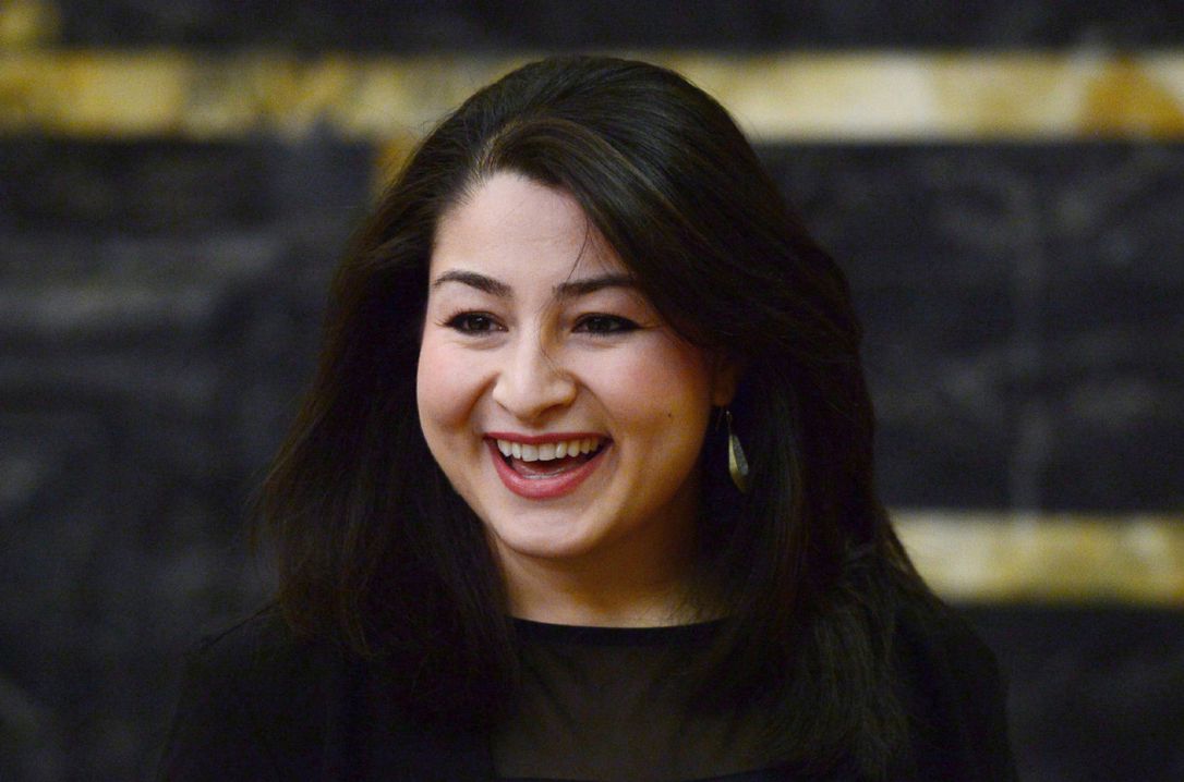 Status of Women minister Maryam Monsef missed the march because she was attending meetings in her riding and preparing for the Liberal cabinet retreat.