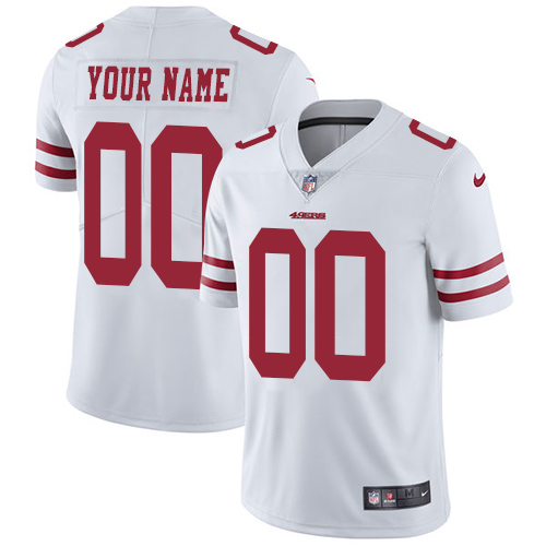 Youth White Road Elite Football Jersey: San Francisco 49ers Customized Vapor Untouchable  Jersey