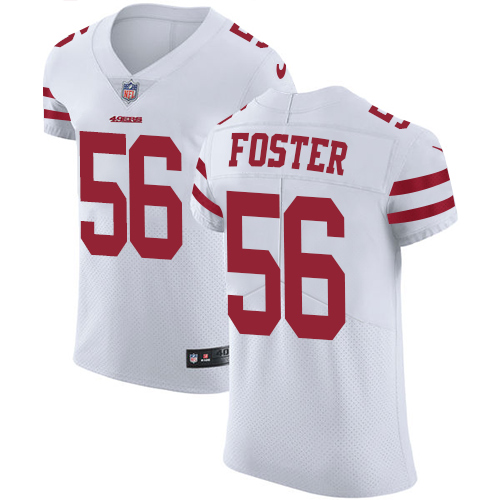 Men's Reuben Foster White Road Elite NFL Jersey: San Francisco 49ers #56 Vapor Untouchable Nike Jersey