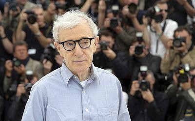 Director Woody Allen poses for photographers during a photo call for the film Cafe Society, at the 69th international film festival, Cannes, southern France, May 11, 2016. (AP Photo/Thibault Camus)