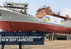 A new reinforcement for the Ukrainian Navy: New ship launched