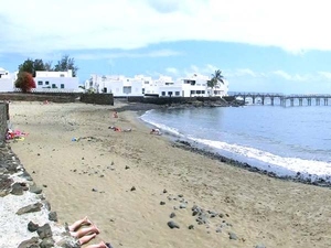 Strand Playa La Garita in Arrieta, Lanzarote