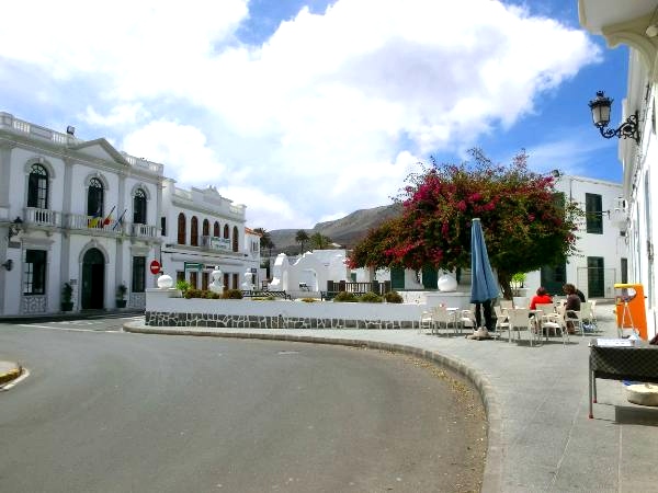 Platz Plaza de la Constitución, Haría, Lanzarote