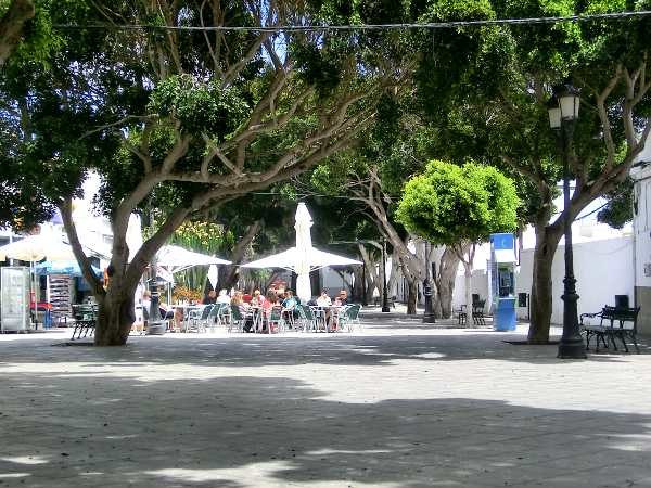 Platz Plaza León y Castillo, Haría, Lanzarote