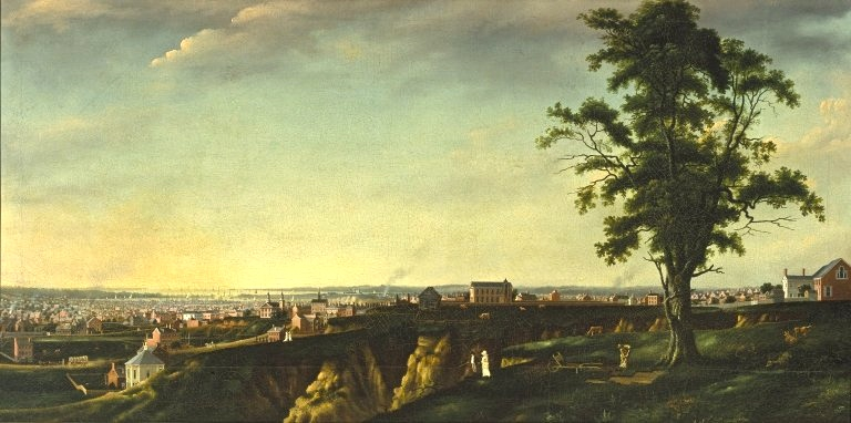 Brooklyn_Museum_-_View_of_Baltimore_from_Chapel_Hill_-_Francis_Guy_-_overall