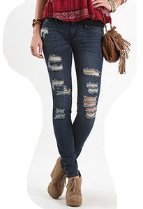 Trendy ripped jeans by Pacsun