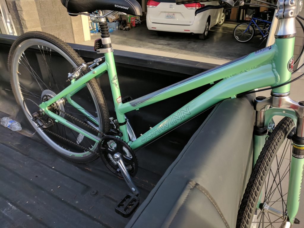 Truck tailgate cover for bikes