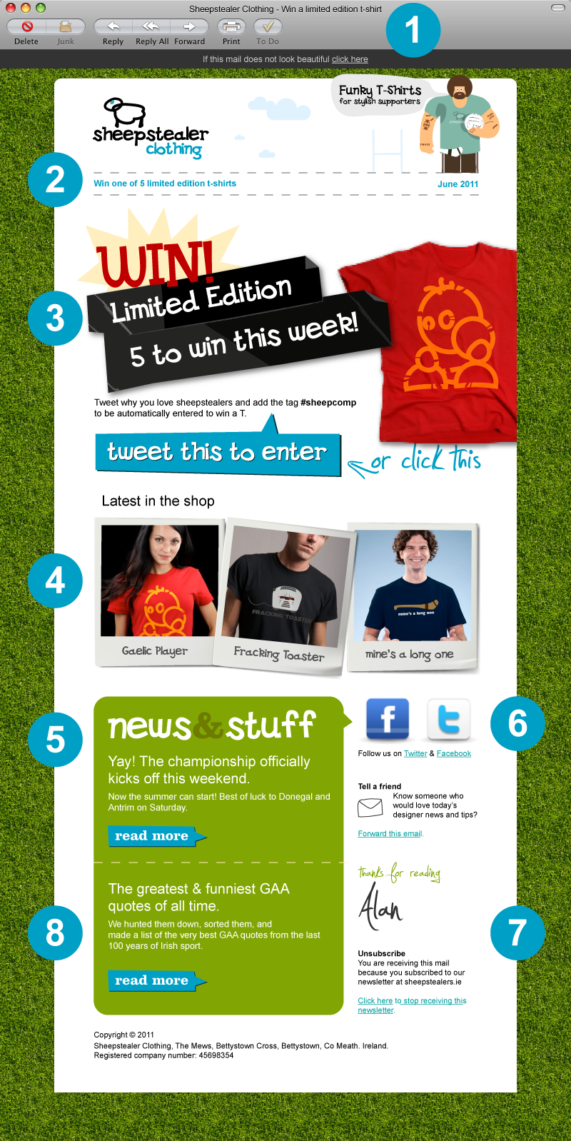 how to make an email newsletter