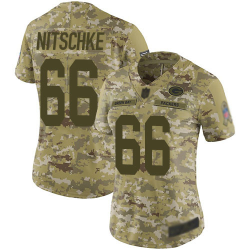 Women's Ray Nitschke Navy Blue Alternate Elite Football Jersey: Green Bay Packers #66 Vapor Untouchable  Jersey