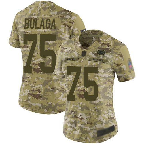 Women's Bryan Bulaga Navy Blue Alternate Elite Football Jersey: Green Bay Packers #75 Vapor Untouchable  Jersey
