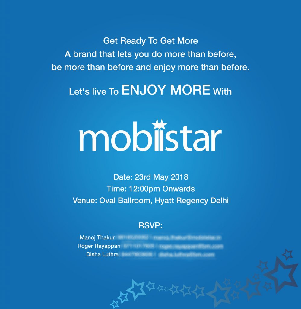 Mobiistar_India_launch_invite
