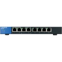 Linksys - 8-Port Gigabit Ethernet POE Switch - Front_Zoom