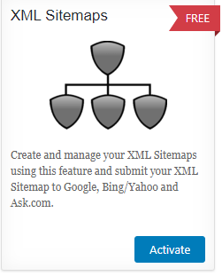 Activate XML Sitemap