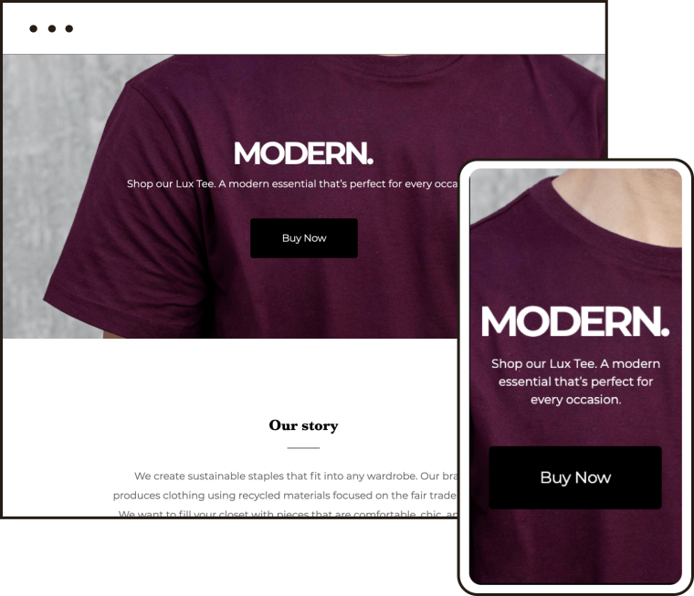 Modern T-shirt