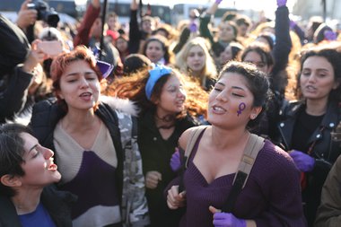 Feminist protest, Istanbul