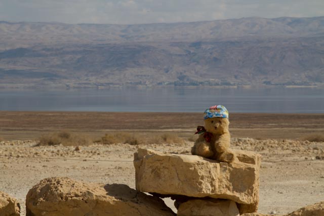 Hamish at the Dead Sea