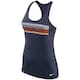 Womens Denver Broncos Nike Heathered Navy Touch Performance Tank Top