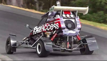 Watch A Uniquely Engineered Crosskart With 160 Horsepower Shoot Its Way Uphill At A Breakneck Pace