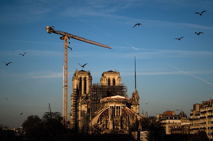 Notre-Dame Cathedral in Paris in January 2020.