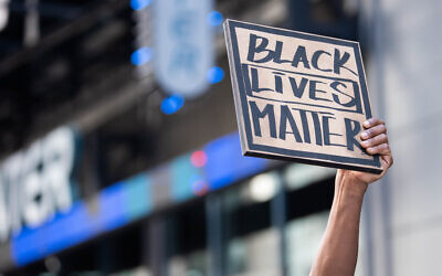 A Black Lives Matter protest in Times Square, June 7, 2020. (Anthony Quintano/Flickr Commons)