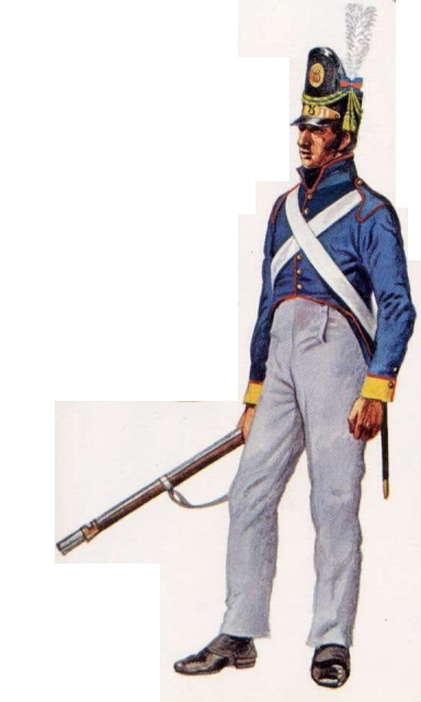 Fusilier, 8th Line Infantry Regiment 1810.