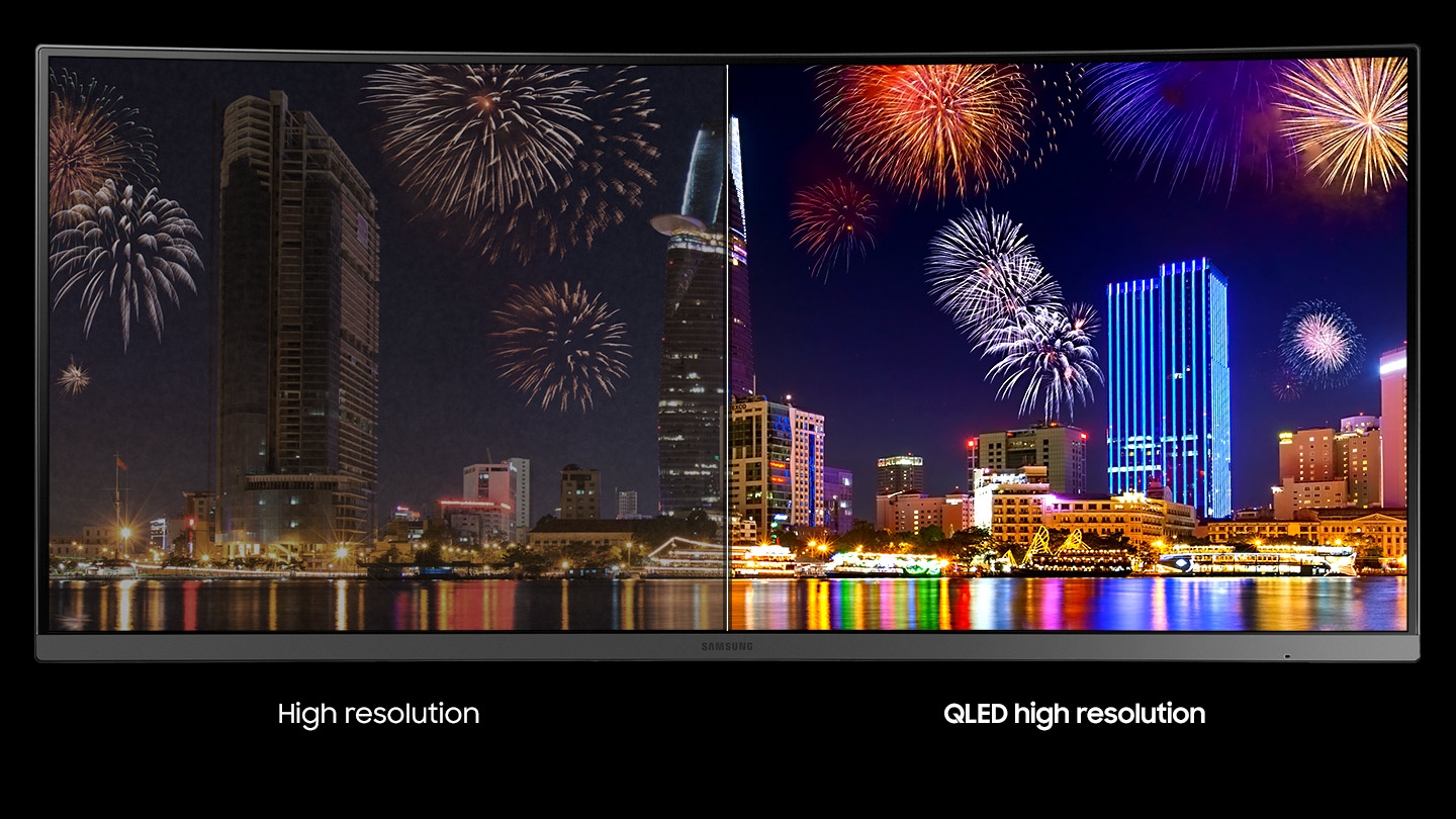 Learn how to enjoy 4K content better with a Samsung high-resolution monitor. Many content images are configured to be displayed on the monitor, such as movies and games with mobile.