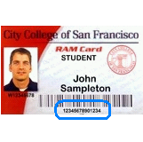 CCSF Student ID Card
