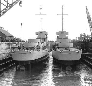 USS Reuben James and USS Sims