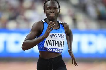 Athlete Refugee Team member Rose Lokonyen Nathike at the IAAF World Athletics Championships Doha 2019 (Getty Images)
