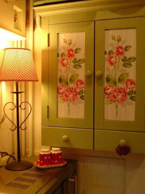 floral cupboards