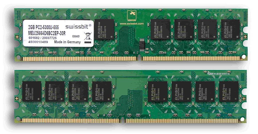 DDR2 SDRAM (Double Data Rate 2 SDRAM - Dual Data Rate SDRM 2)