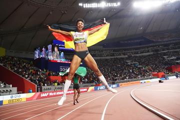 World long jump champion Malaika Mihambo at the IAAF World Championships DOHA 2019 (Getty Images)