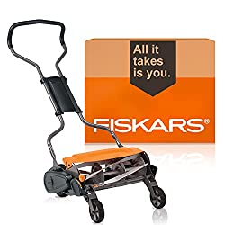 Fiskars 362050-1001 Reel Mower, StaySharp Max -18 Inch 