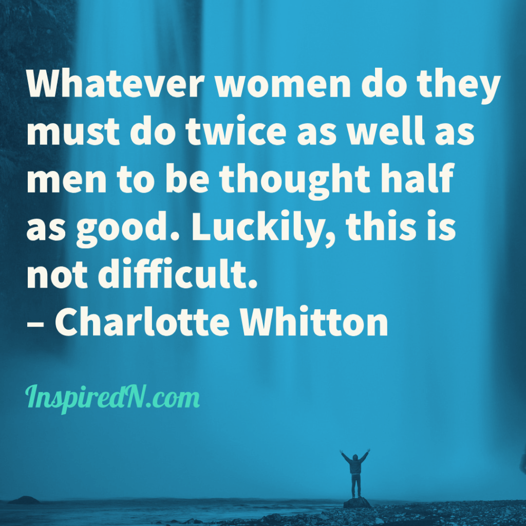 Charlotte quotes about woman and man