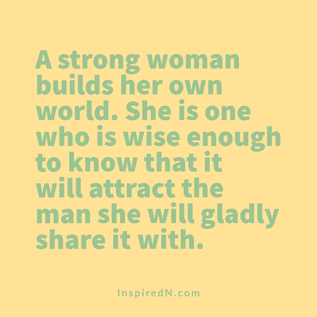 A strong woman quotes
