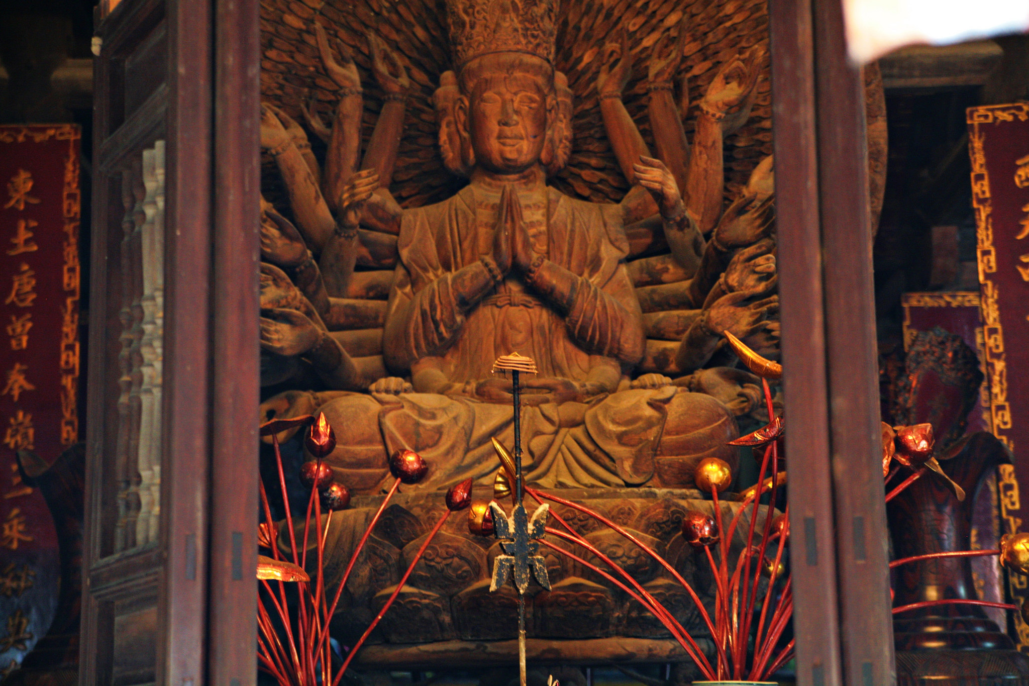Buddha statue at Duc La Pagoda, Vietnam