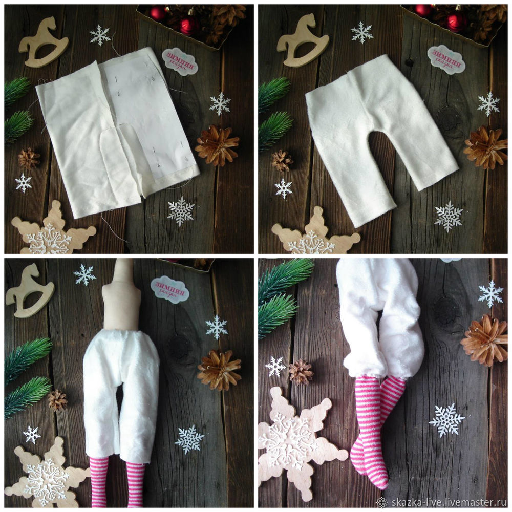 Creamos una muñeca textil "Yukiko - un niño de nieve", foto No. 17