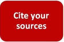 Cite your sources