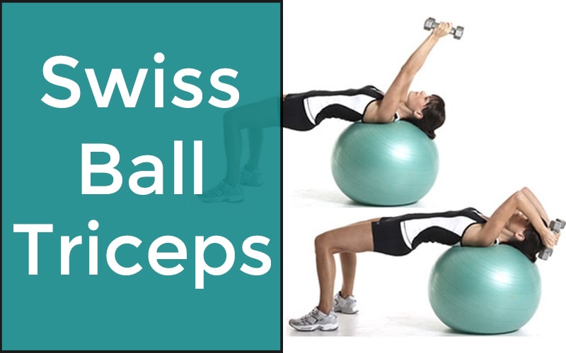 swiss ball triceps exercise
