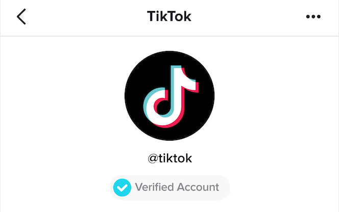 verified on TikTok