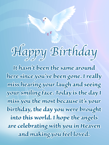 Happy Birthday Wishes for Friend in Heaven