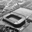 Edinburgh, Murrayfield Stadium, oblique aerial view, taken from the NE, centred on Murrayfield Stadium.