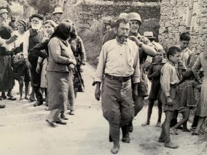 Greek villager arrested by German troops