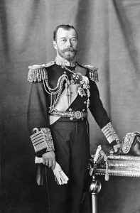 Tsar Nicholas II, in the uniform of a Royal Navy Admiral of the Fleet, c. 1909