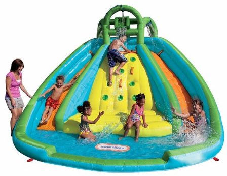 #7 Little Tikes Rocky Mountain River Race Inflatable Slide Bouncer