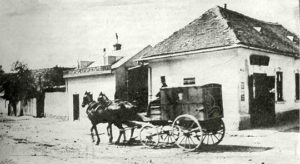 Ilustrační foto: Poštovský vůz, 1895