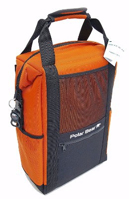 #3 Polar Bear Coolers Nylon Series Backpack Orange