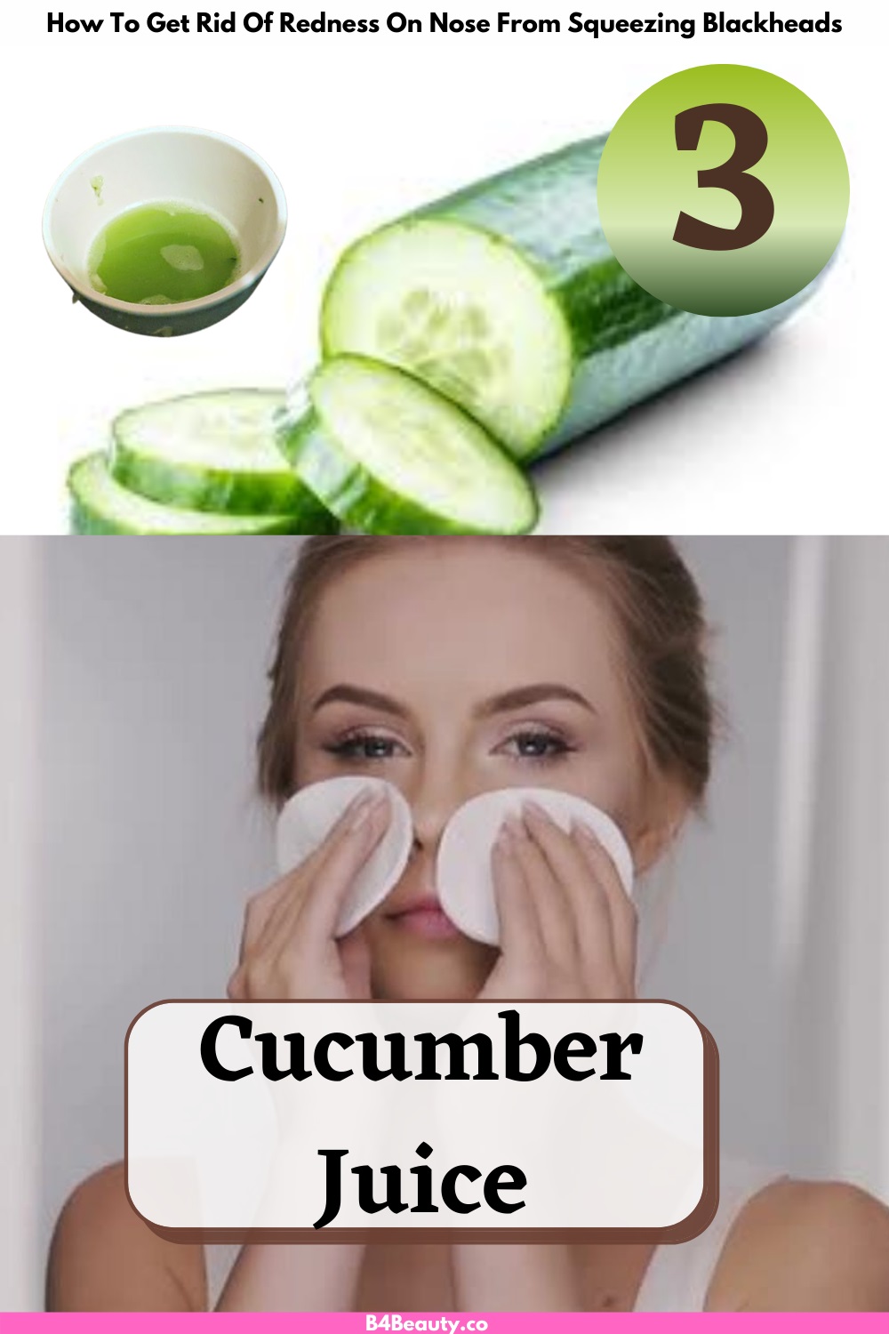 3 Cucumber juice